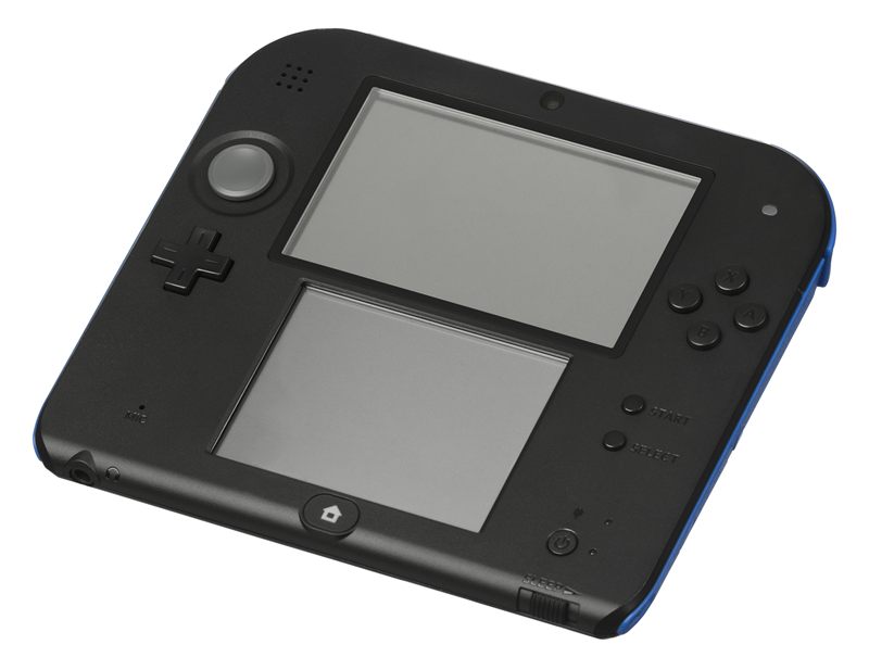 Nintendo 2DS (Transparent Red) — view 3